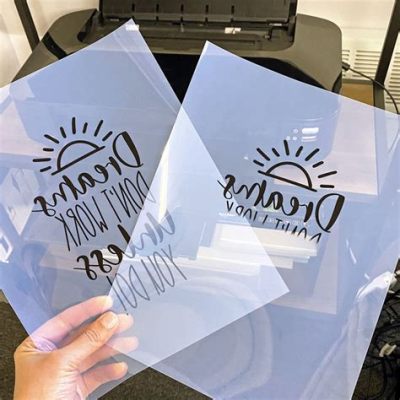 how to print on clear vinyl: exploring the art of transparency